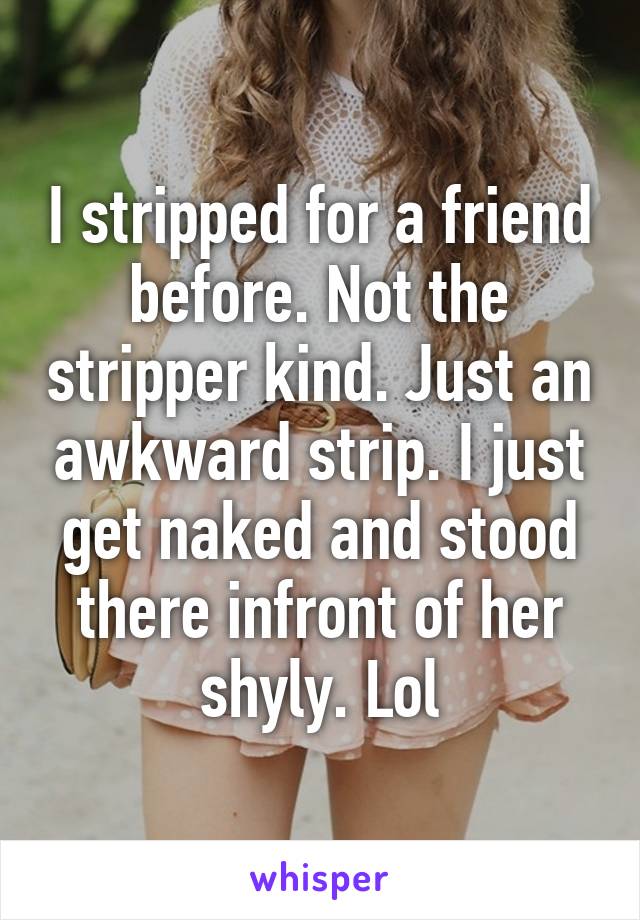 Awkward strip